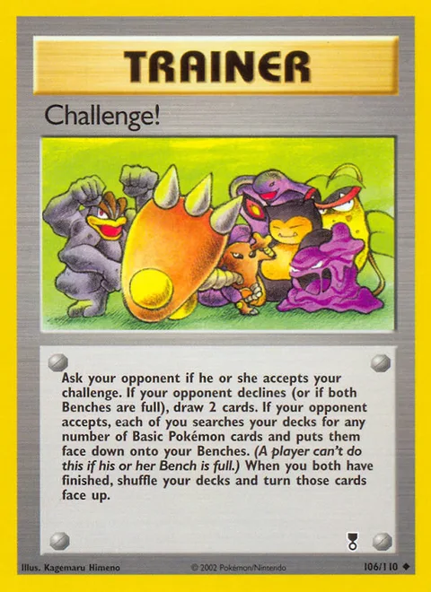 Challenge!, a Pokémon card