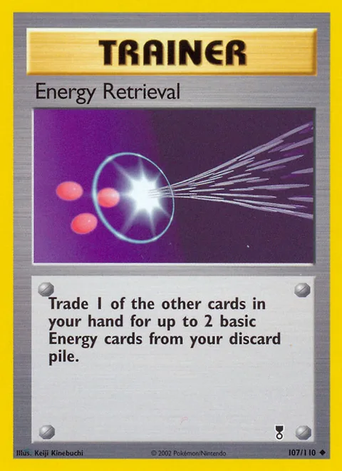 Energy Retrieval, a Pokémon card
