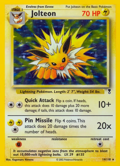 Jolteon, a Pokémon card