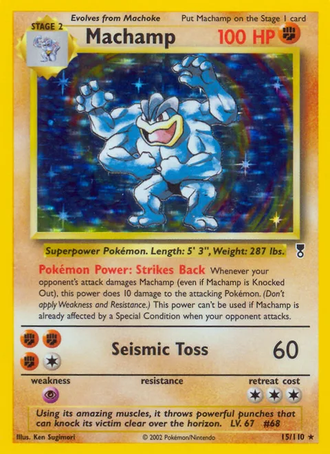 Machamp, a Pokémon card