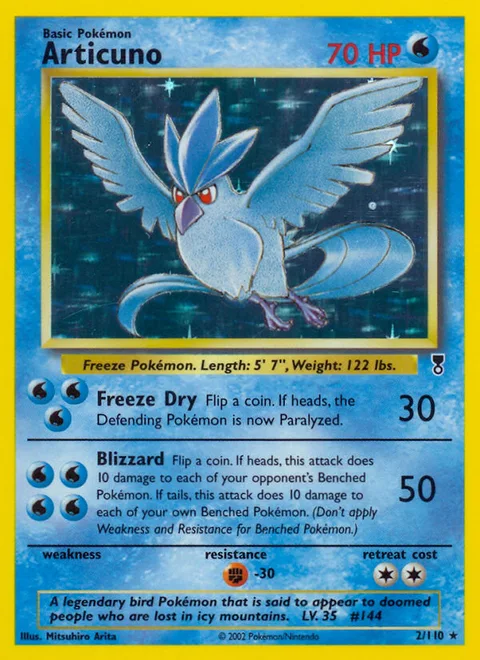 Articuno, a Pokémon card
