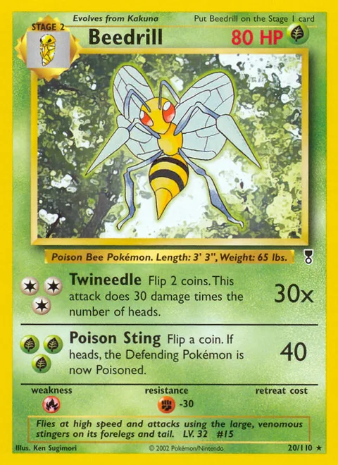 Beedrill, a Pokémon card
