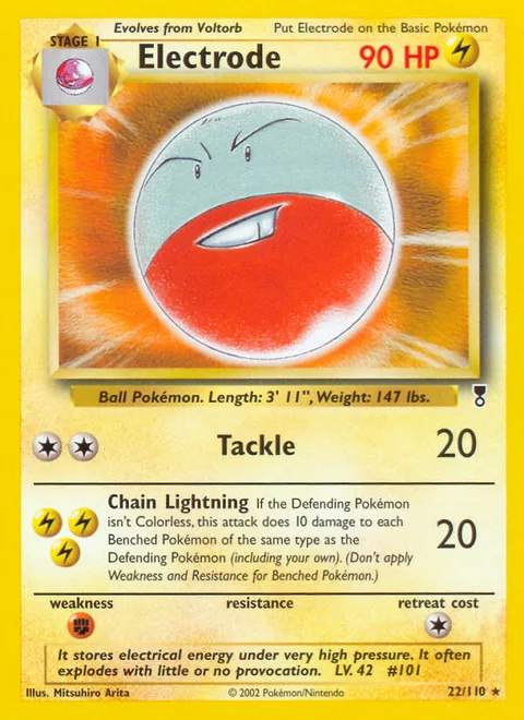 Electrode, a Pokémon card