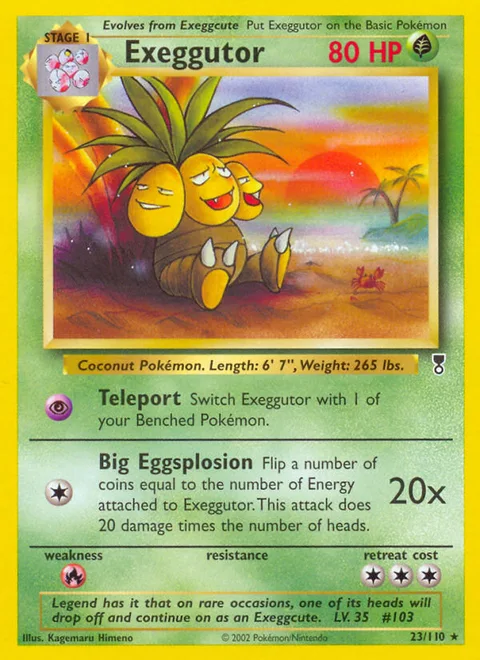 Exeggutor, a Pokémon card
