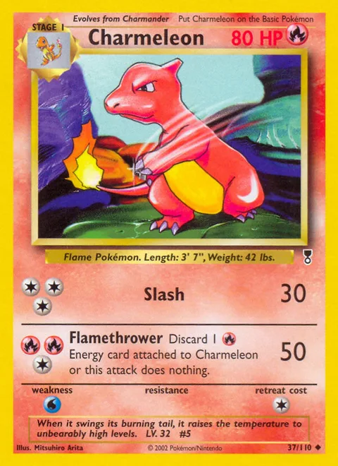 Charmeleon, a Pokémon card
