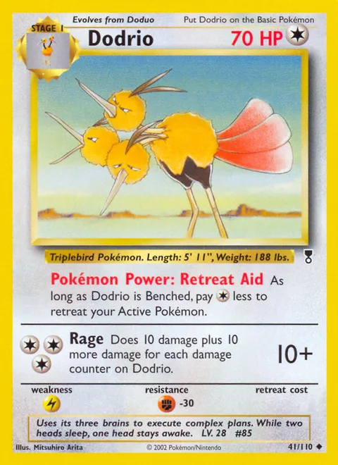 Dodrio, a Pokémon card