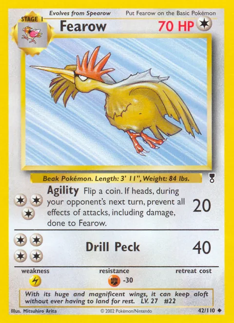 Fearow, a Pokémon card