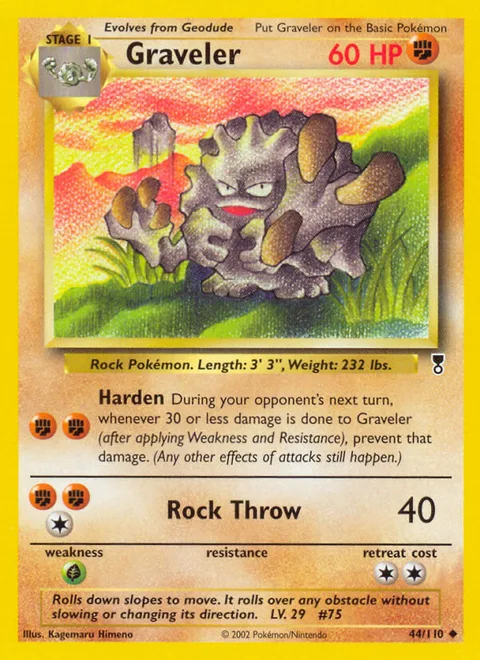 Graveler, a Pokémon card