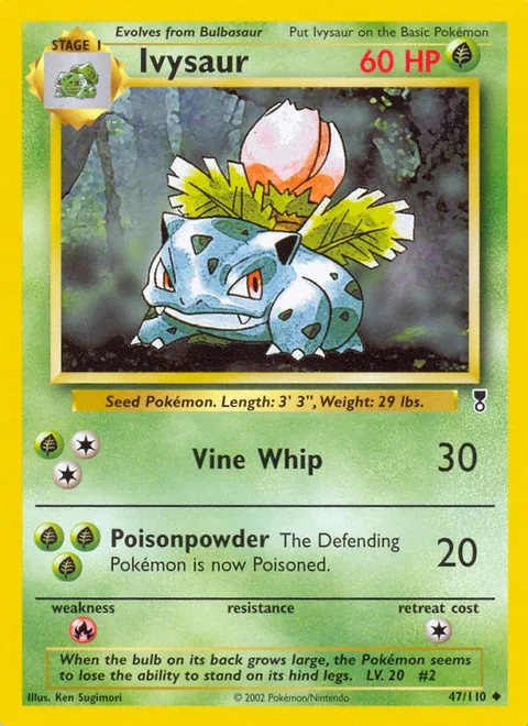 Ivysaur, a Pokémon card