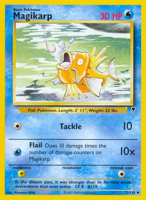Magikarp, a Pokémon card