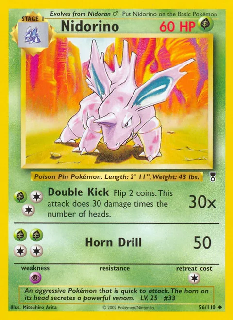 Nidorino, a Pokémon card