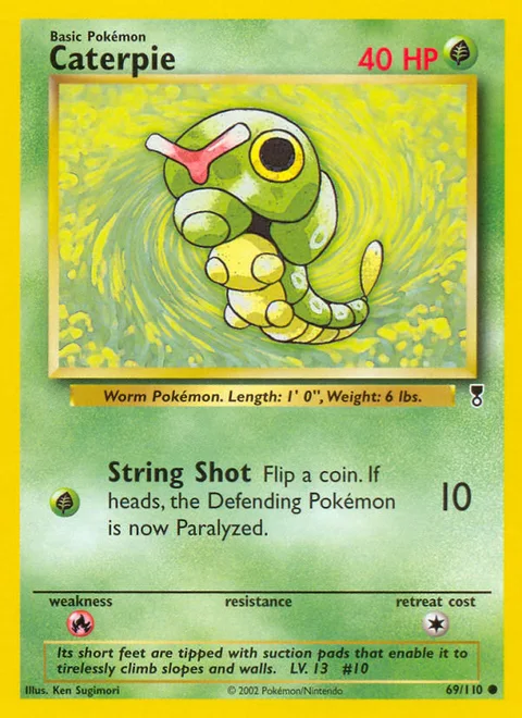 Caterpie, a Pokémon card