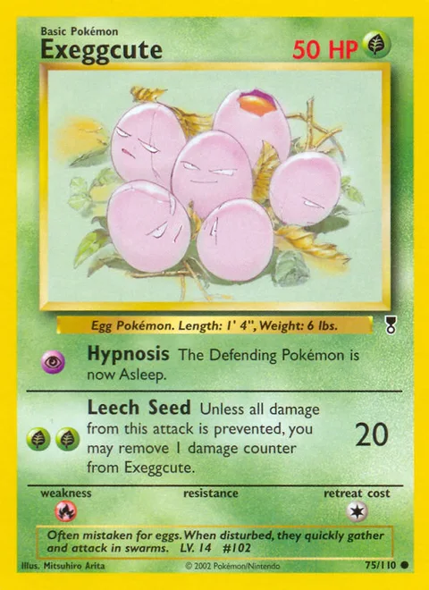 Exeggcute, a Pokémon card