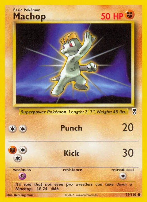 Machop, a Pokémon card