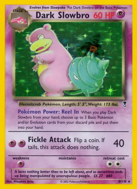 Dark Slowbro, a Pokémon card