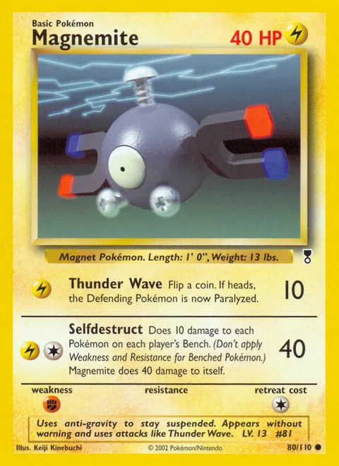 Magnemite, a Pokémon card