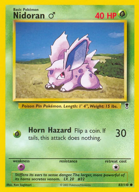 Nidoran ♂, a Pokémon card