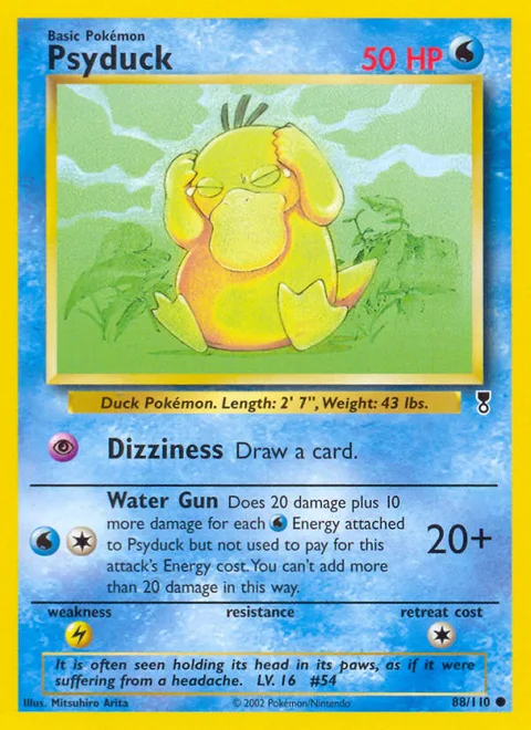 Psyduck, a Pokémon card