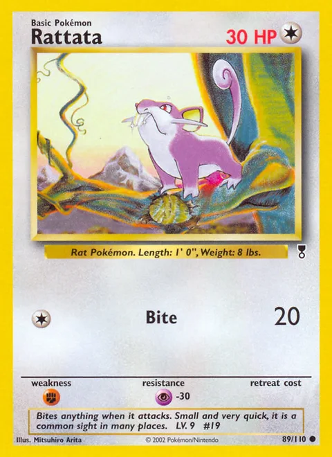 Rattata, a Pokémon card