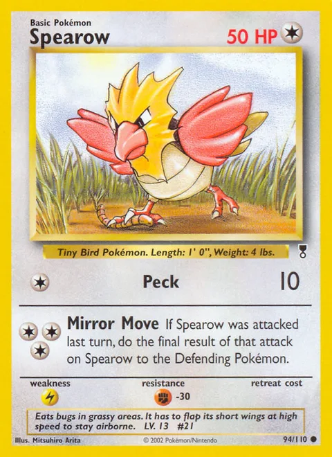 Spearow, a Pokémon card