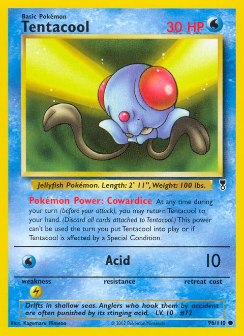 Tentacool, a Pokémon card