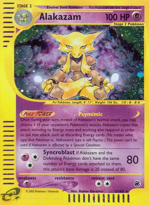 Alakazam, a Pokémon card
