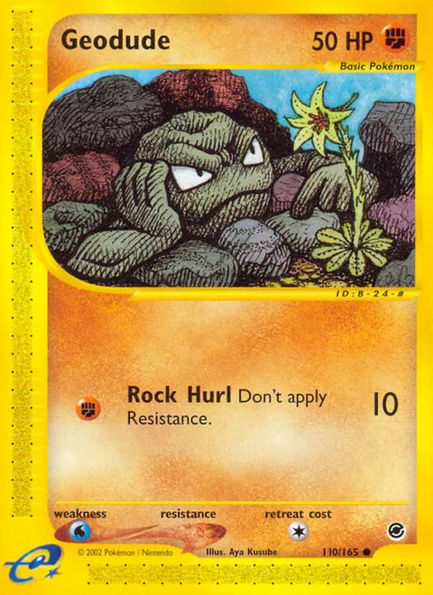 Geodude, a Pokémon card