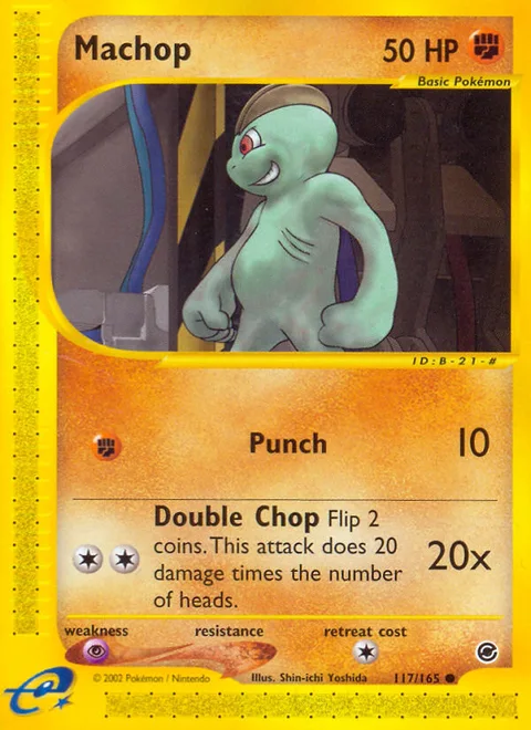 Machop, a Pokémon card