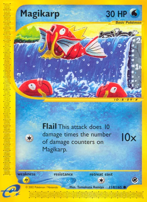 Magikarp, a Pokémon card