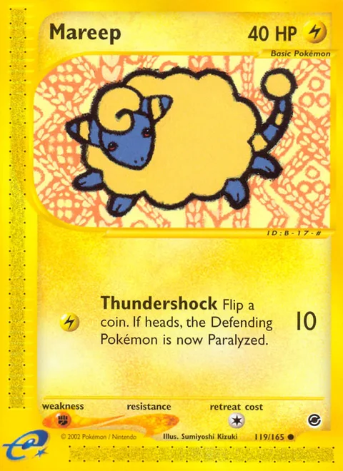 Mareep, a Pokémon card