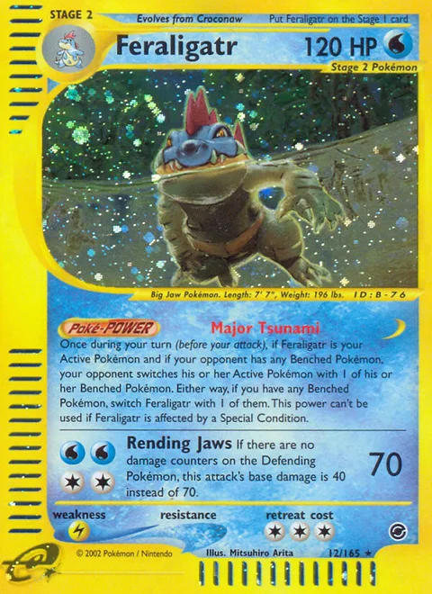 Feraligatr, a Pokémon card