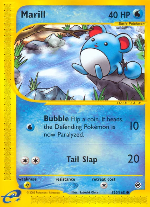 Marill, a Pokémon card