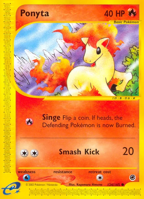 Ponyta, a Pokémon card
