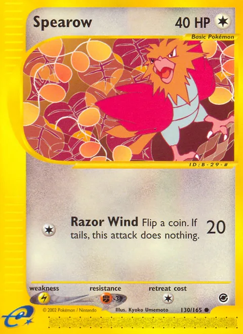 Spearow, a Pokémon card