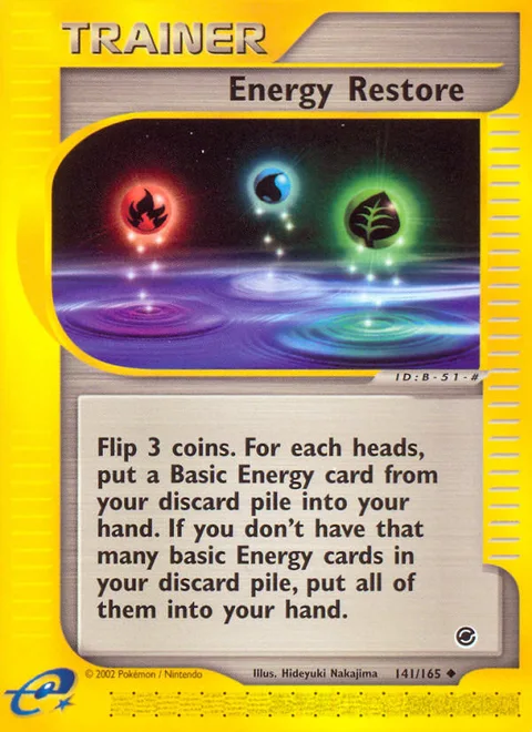 Energy Restore, a Pokémon card