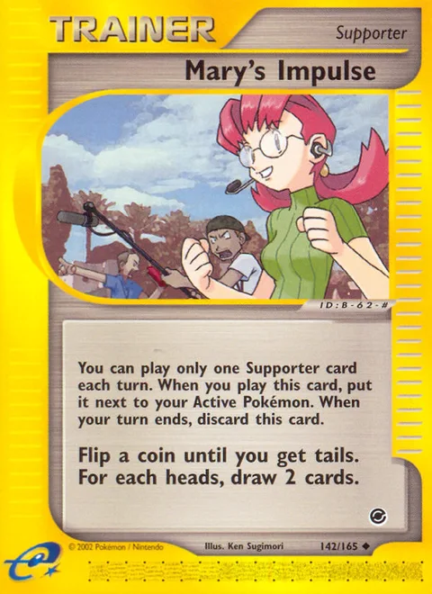 Mary's Impulse, a Pokémon card
