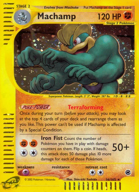 Machamp, a Pokémon card