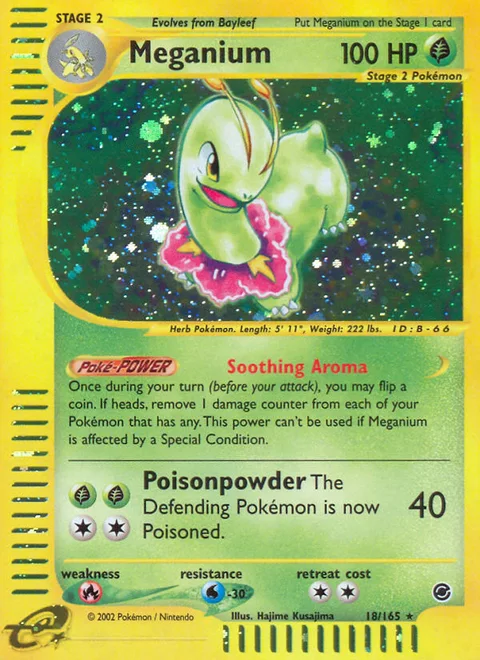 Meganium, a Pokémon card