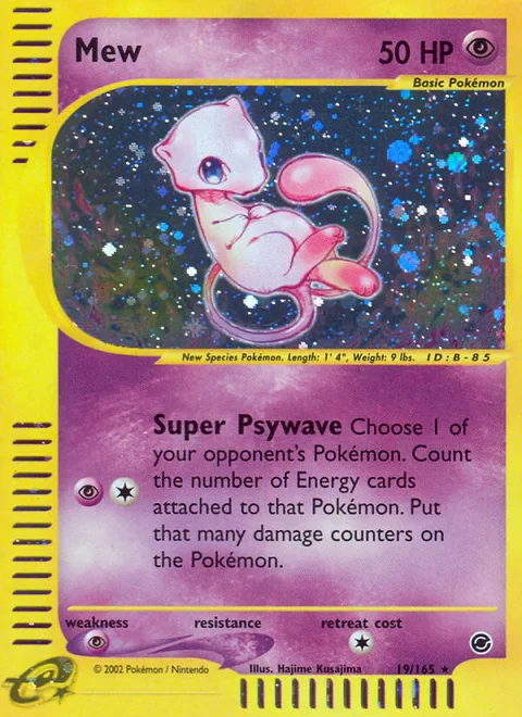 Mew, a Pokémon card
