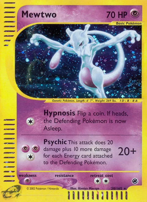 Mewtwo, a Pokémon card