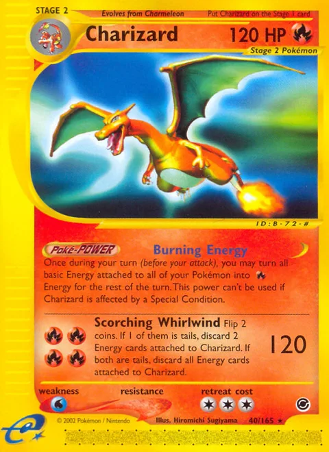 Charizard, a Pokémon card