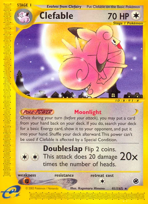 Clefable, a Pokémon card