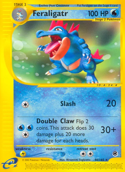 Feraligatr, a Pokémon card