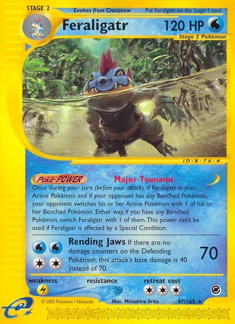 Feraligatr, a Pokémon card