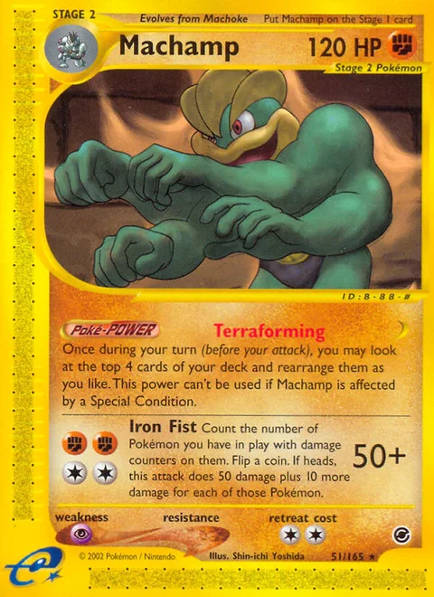 Machamp, a Pokémon card