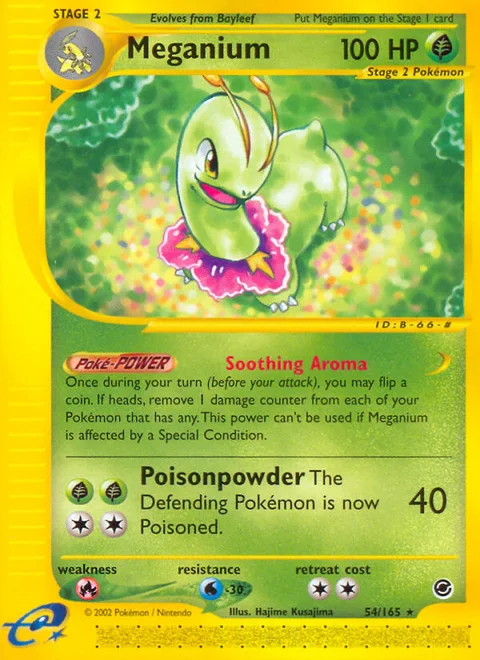 Meganium, a Pokémon card