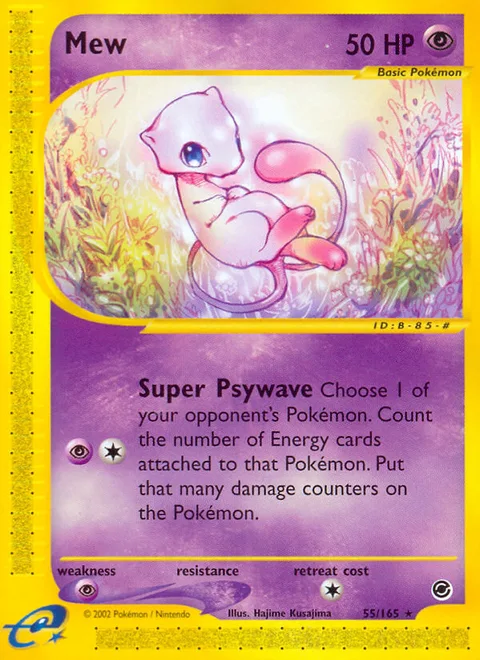 Mew, a Pokémon card