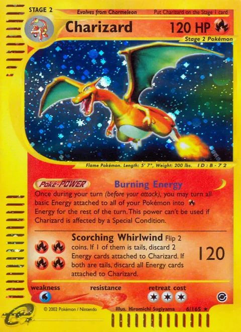 Charizard, a Pokémon card