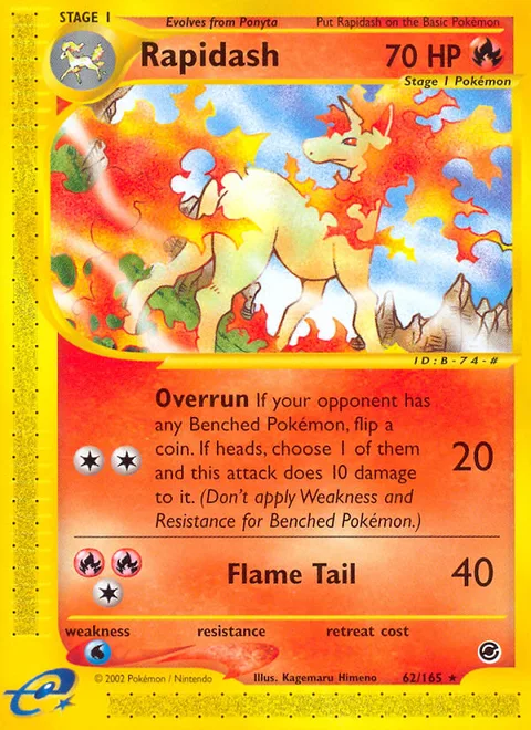 Rapidash, a Pokémon card