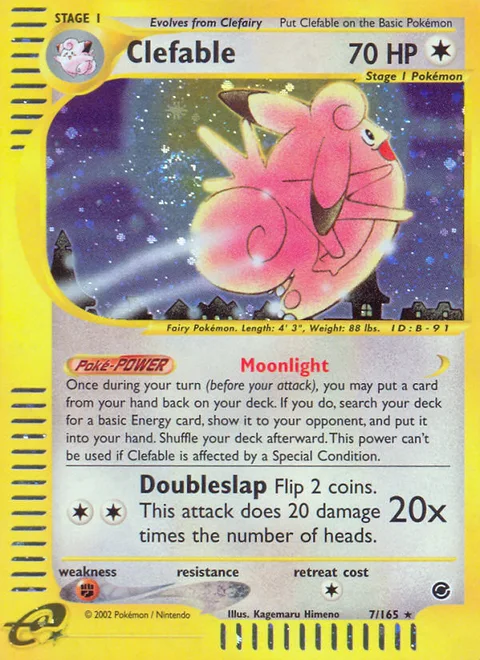 Clefable, a Pokémon card